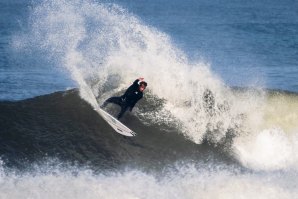 Frederico Morais a retirar proveito das boas condições do inverno português.