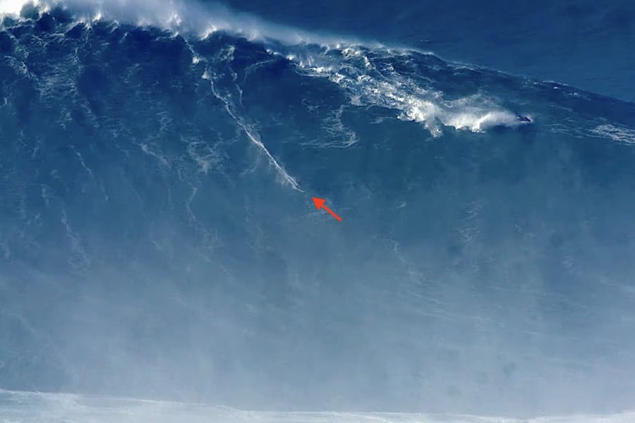 29,15 metros, Rodrigo Koxa pode ter recuperado o recorde mundial na Nazaré