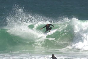 Slater, Fanning e Parko com os Mad Hueys em West Oz