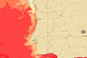 Subida da temperatura da água do Mar ao longo desta semana