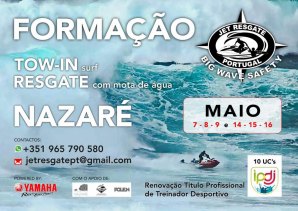 Formação Tow In Surf resgate com Mota de àgua dias 07 e 14 de Maio