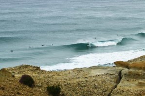 O tipo de ondas que se espera para os próximos dias.