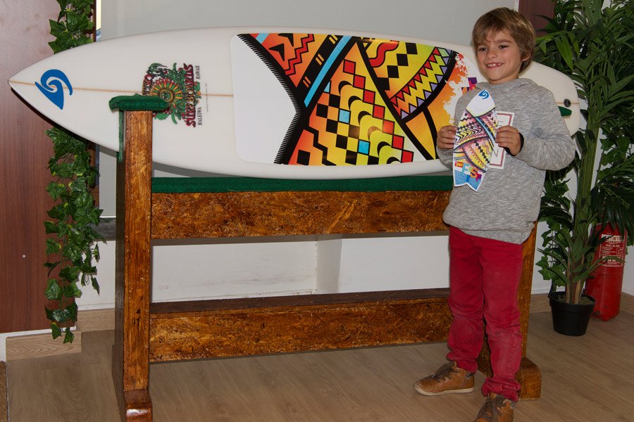 Tomás Vidal, de 9 anos, foi o mais criativo e por isso o vencedor.