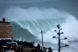 A Praia do Norte conquistou todas as atenções em novembro.