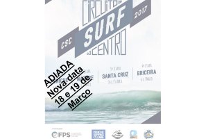 1.ª etapa do Circuito de Surf do Centro adiada para 18 e 19 de Março