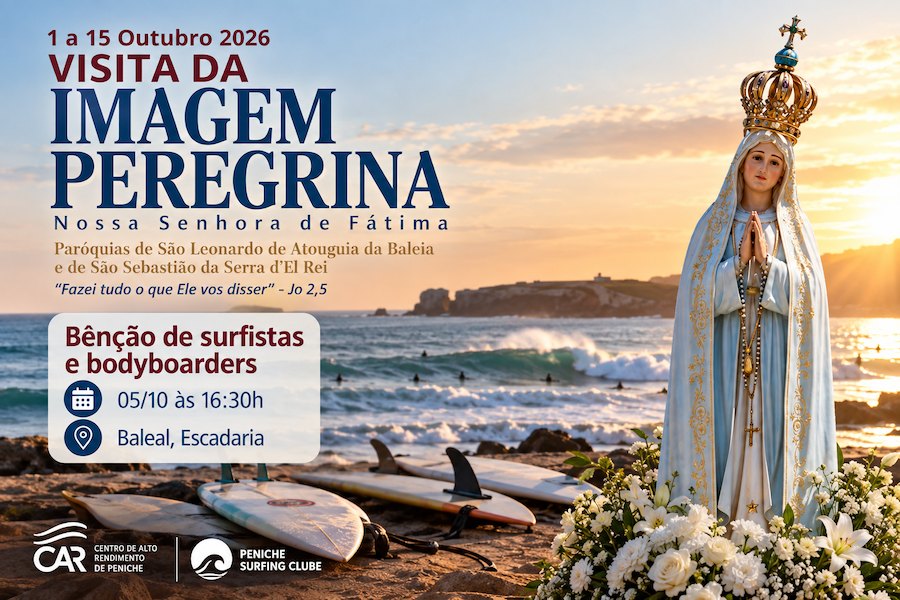 Iniciativa inédita reúne comunidade do surfing no Baleal para uma bênção junto ao mar