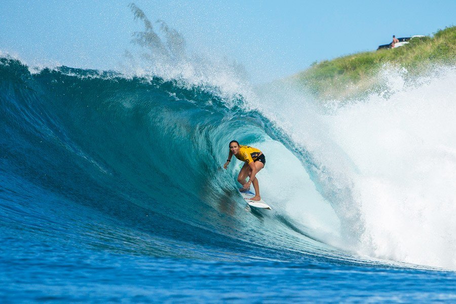 Honolua Bay uma vez mais a decidir o título mundial feminino.