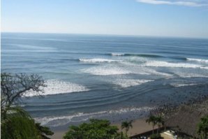 A praia de El Sunzal