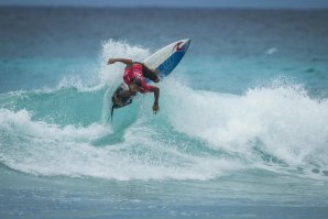 Miguel Blanco em competição no QS dos Barbados.