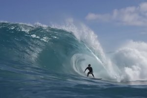 Os primeiros treinos da elite mundial de surf em Margaret River