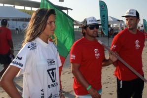 Teresa Bonvalot, David Raimundo e Henrique Lanzano