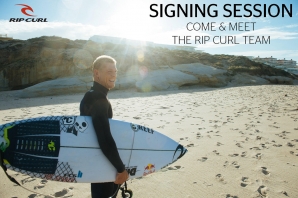 Hoje há sessão de autógrafos com os surfistas Rip Curl em Peniche