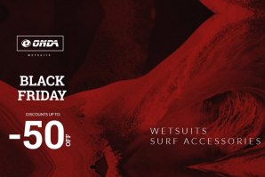 Black Friday na ONDA Wetsuits - Descontos até 50%!