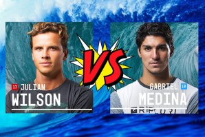 Todos os olhos postos em Julian Wilson &amp; Gabriel Medina.