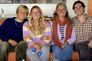 Familia Veselko unida. Da direita para a esquerda, Joey, Filipa, Kika e Jaime