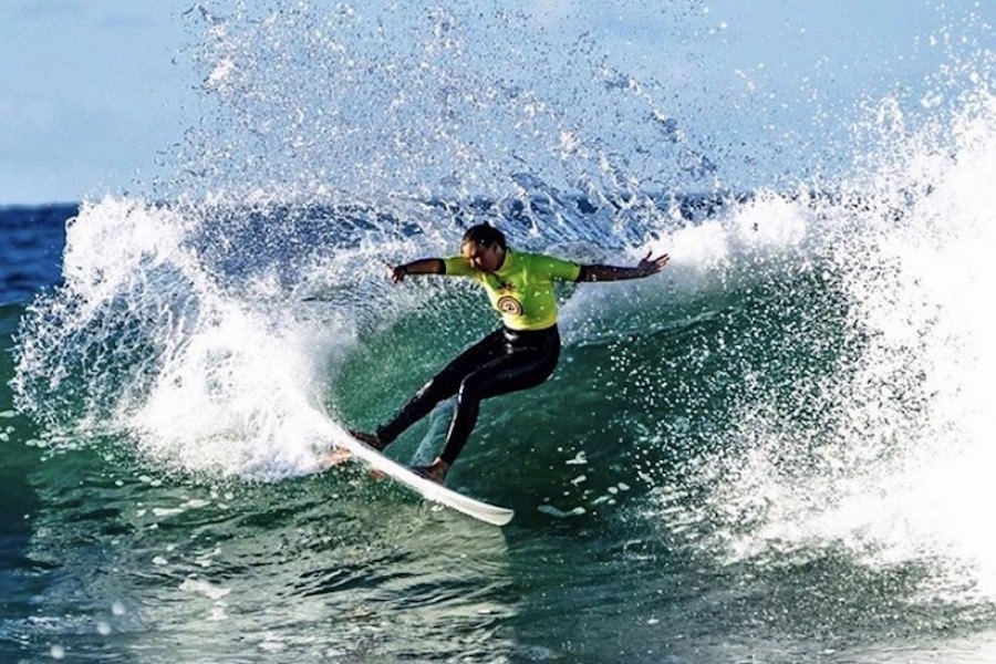 Concha Balsemão este Domingo a caminho da vitória em Snapper Rocks