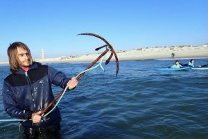 Redes de pesca são um perigo para os surfistas de Ílhavo