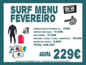 Surf Menu da Surfers Lab em Fevereiro