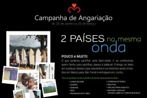 2 países na mesma onda - Uma acção da Surfcloud para apoiar São Tomé