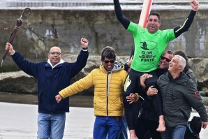 Frederico Brito foi um dos surfistas que se tornou campeão nacional masters o ano passado.