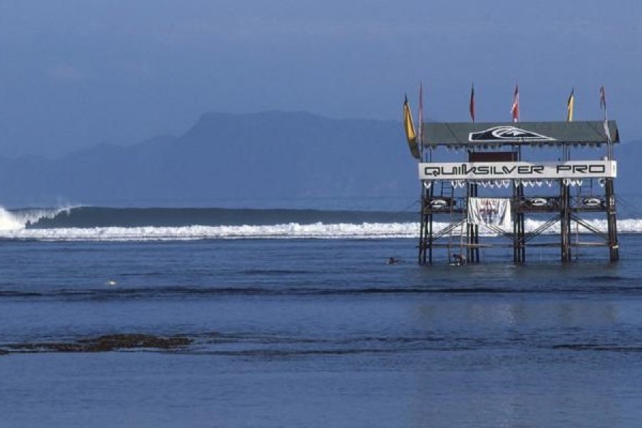 A Quiksilver patrocinou as três etapas do evento em 1995, 1996 e 1997. Foto: ASP