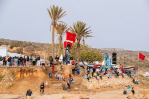 Rip Curl Pro Search Taghazout Bay recomeçou esta manhã, e Frederico Morais já competiu