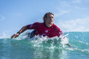 Campeão mundial esteve hoje endiabrado.