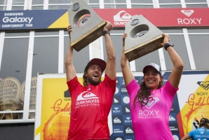 Os campeões do Quik e Roxy Pro na Gold Coast.