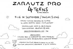 Aritz Aranburu organiza evento para jovens em Zarautz