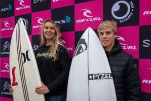 Afonso Antunes e Concha Balsemão com passaporte direto para a final do Rip Curl GromSearch