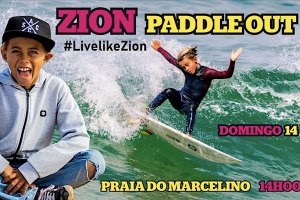 Comunidade do Surf homenageia Zion com Paddle Out na Costa da Caparica