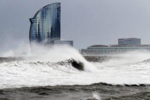 A costa de Barcelona registou os valores mais altos em toda a península.