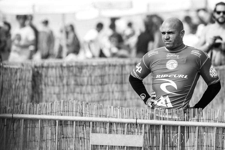 Kelly Slater é sempre um dos atletas que mais falta se sente na prova mundial de Peniche.