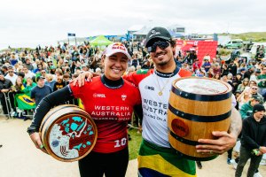 Gabriel Medina e Carissa Moore vencem o CT/WSL Margaret River Pro 2023