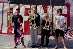 Jaime Veselko é Vice-Campeão Americano surf sub 14 em Trestles