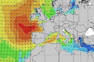 Aproximam-se dias de algumas ondas para os praticantes de surf