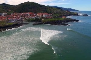 DE DRONE POR MUNDAKA, HOSSEGOR E A PRAIA DO NORTE