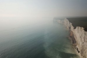 O nevoeiro tóxico em Beachy Head. 