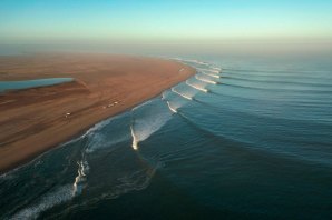 Vista aérea de Skeleton Bay