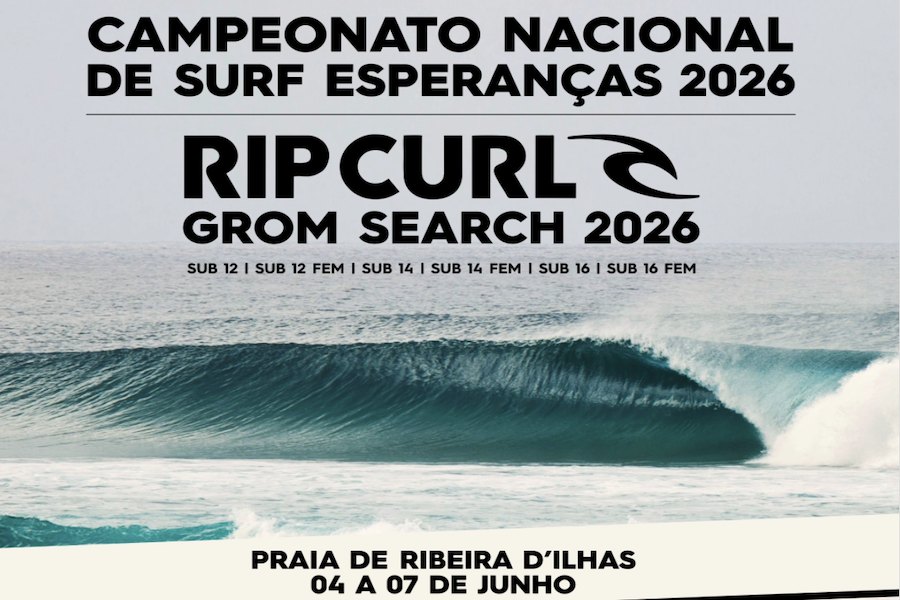 Futuro do surf português regressa à Ericeira com o CN Surf Esperanças / Rip Curl GromSearch 2026