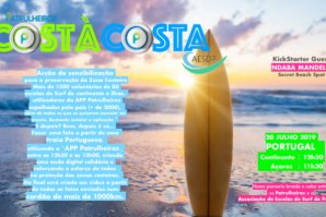PROJETO AMBIENTAL QUE ENVOLVE ESCOLAS DE SURF TRAZ NETO DE NELSON MANDELA A PORTUGAL