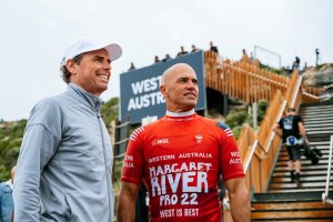 Atletas do CT preparam-se para grande swell que vai entrar em Margaret River nos dias finais da etapa