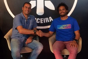 José Gregório, da Quiksilver Portugal, e Rui Costa, da organização. 