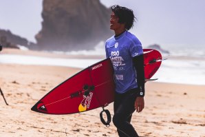 O atleta japonês durante o Pro Santa Cruz 2018. 