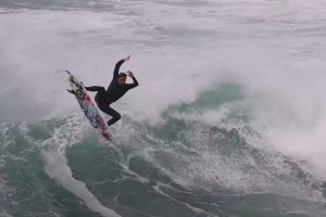 Os melhores momentos de Arran Strong na Ericeira durante o último Inverno