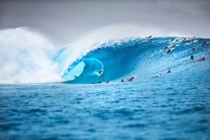Fiji / onda de Cloudbreak
