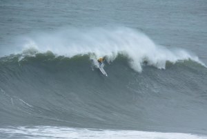 Natxo Gonzalez hoje na Praia do Norte.