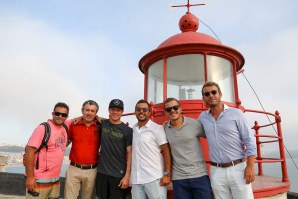 O grupo de trabalho da primeira reunião técnica de preparação do Nazaré Challenge 2016.