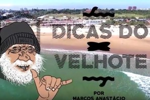 DICAS - O VELHOTE PERCEBE QUE O BODYBOARD NÃO É FÁCIL