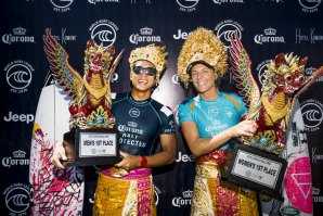 KANOA IGARASHI E STEPHANIE GILMORE VENCEM CORONA BALI PROTECTED